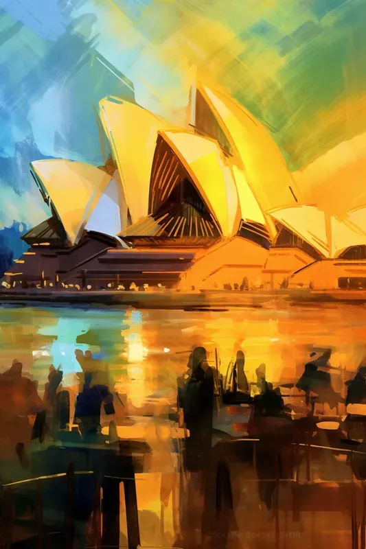 Artistic Travel Poster Paintings