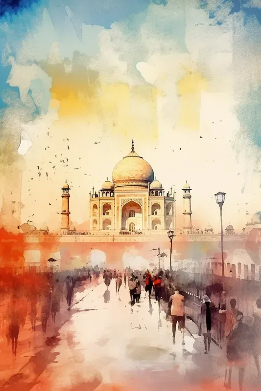 Artistic Travel Poster Paintings