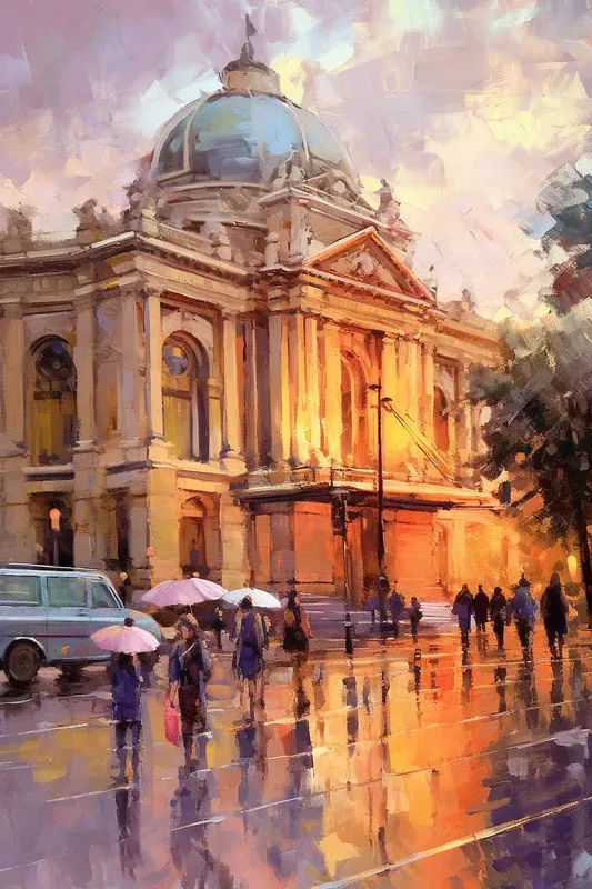 Artistic Travel Poster Paintings