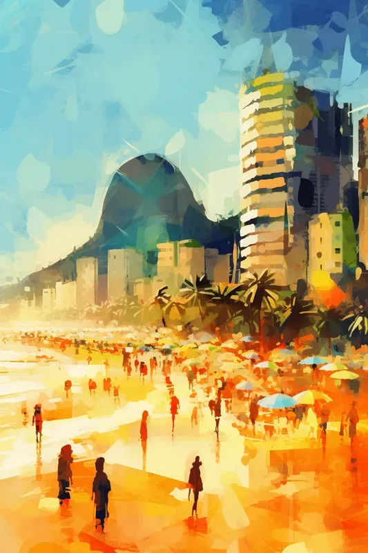Artistic Travel Poster Paintings