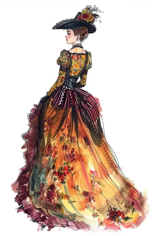 Sketching Haute Coutures