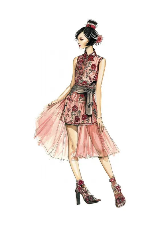 Sketching Haute Coutures