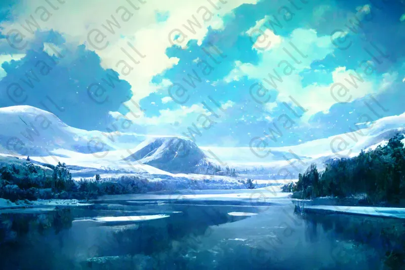 Mountainous Lakes And Rivers