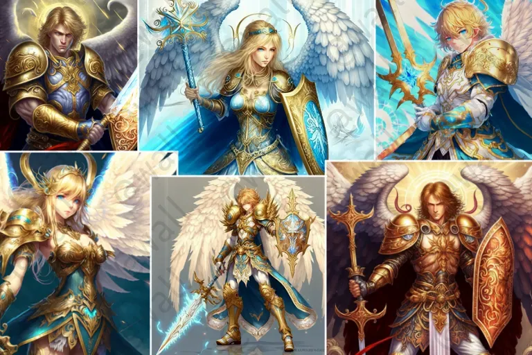 Angelic Armored Warriors