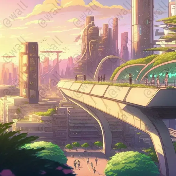 Anime Cities Of The Future