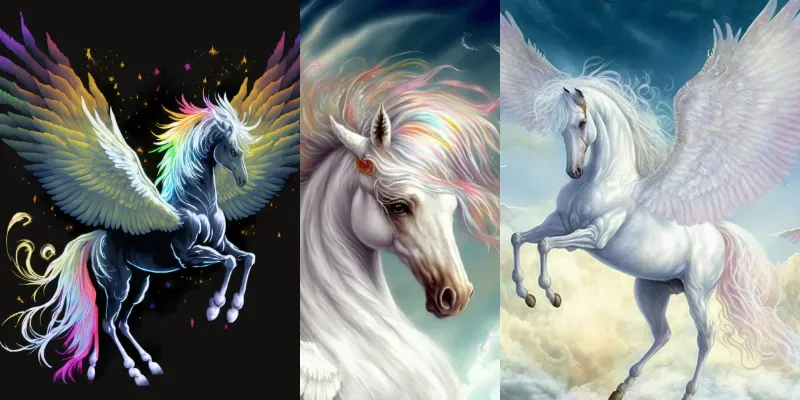 Majestic Pegasuses generated by undefined