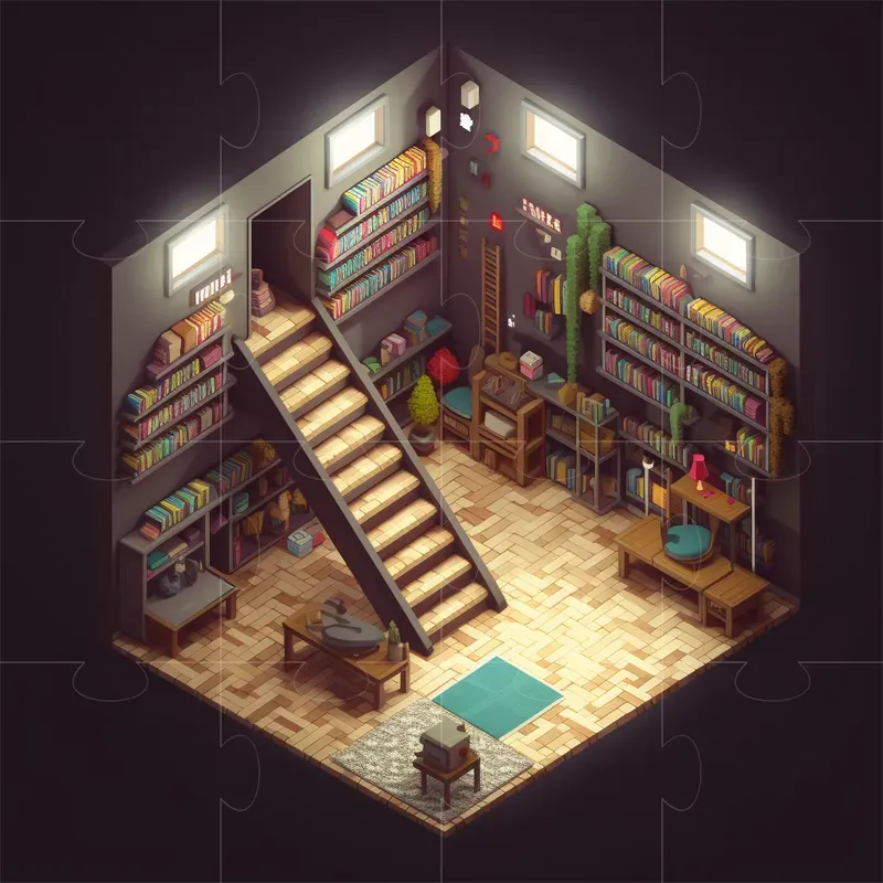 Simple Isometric Interior Designs