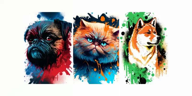 Graffiti Animals generated by undefined