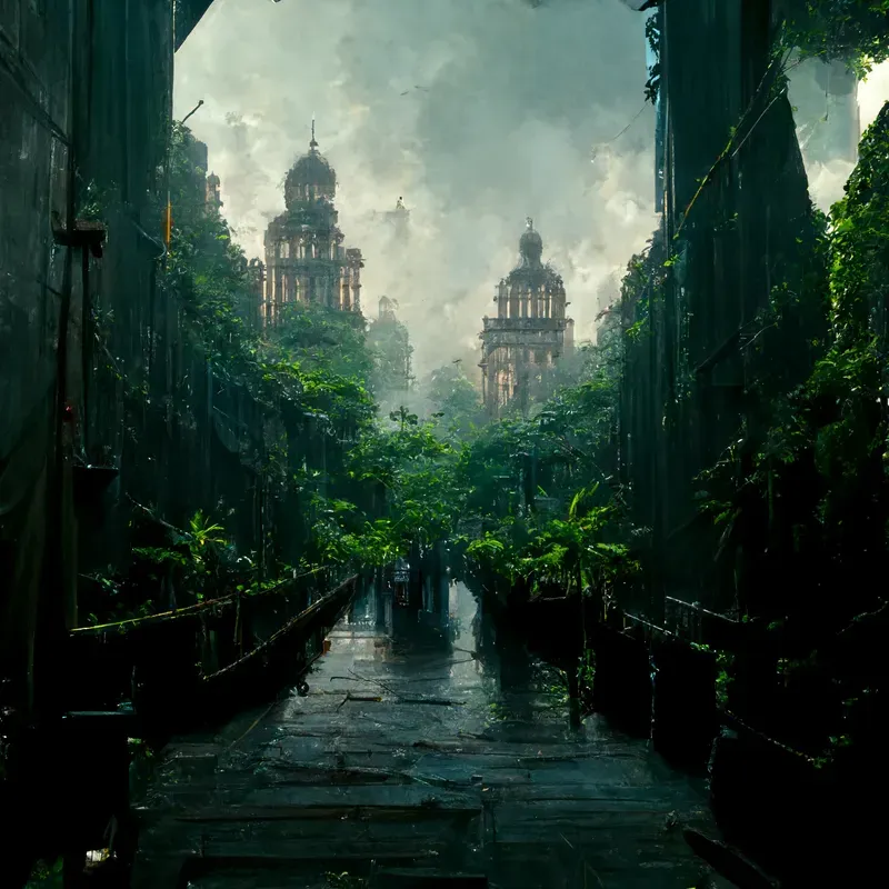 Futuristic Lovecraftian Cities