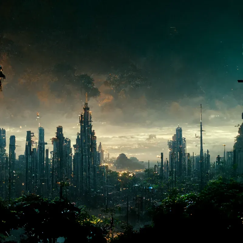 Futuristic Lovecraftian Cities