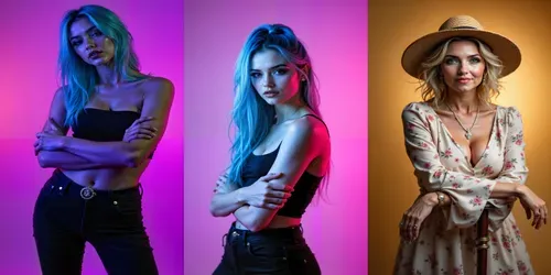 Customizable Character Studio Portraits generated by flux