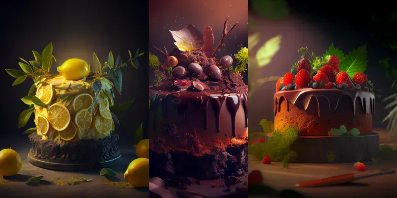 Professional Cake Photography generated by undefined