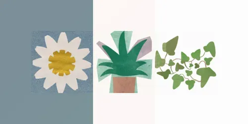 Minimalist Plant Prints generated by dalle