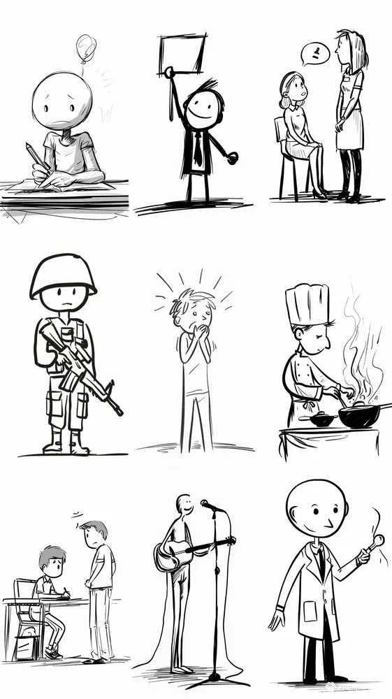 Style Of Stick Figures
