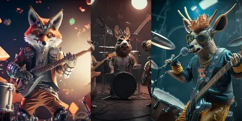 Anthropomorphic Animals generated by midjourney