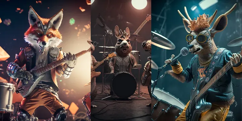 Anthropomorphic Animals generated by undefined