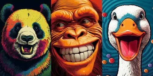 Animal Characters generated by midjourney