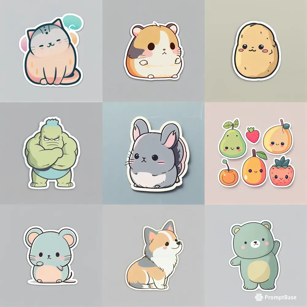 Cutest Kawaii Stickers In High Quality