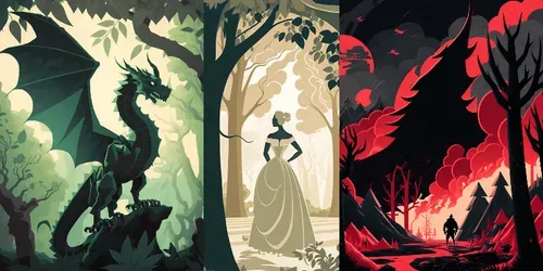 Cartoon Characters Or Landscapes generated by midjourney
