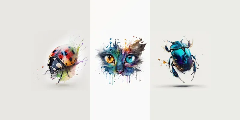 Fantastic Colourful Renders generated by undefined