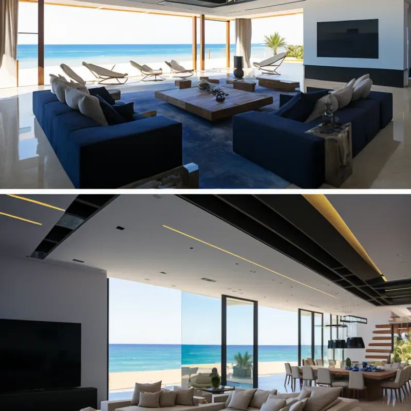 Beach House Living Rooms