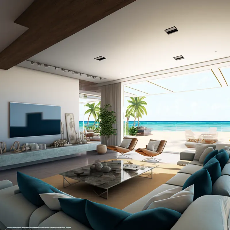 Beach House Living Rooms