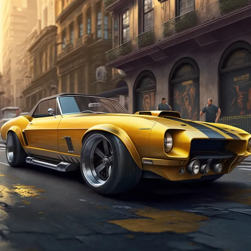 Musclecars In Different Sceneries