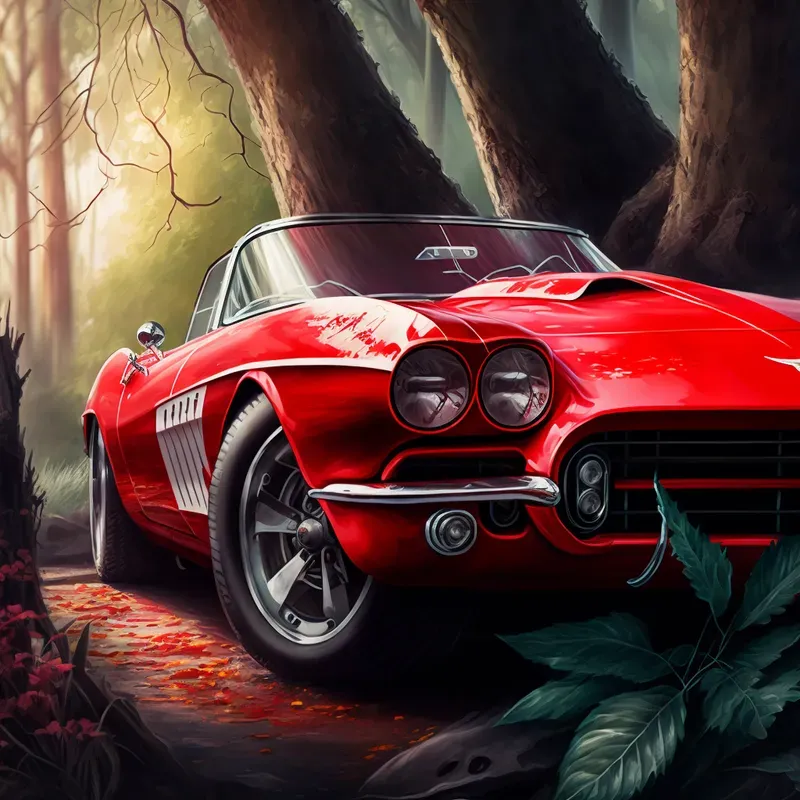 Musclecars In Different Sceneries