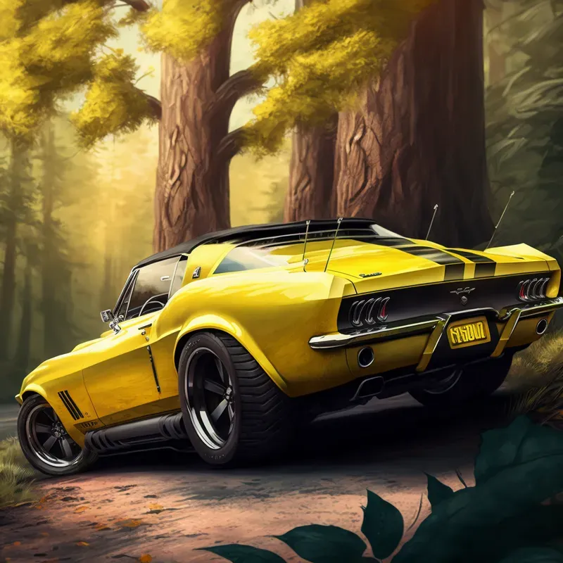 Musclecars In Different Sceneries