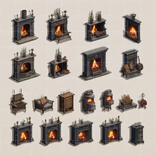 Any Items In 3D Isometric Model Style