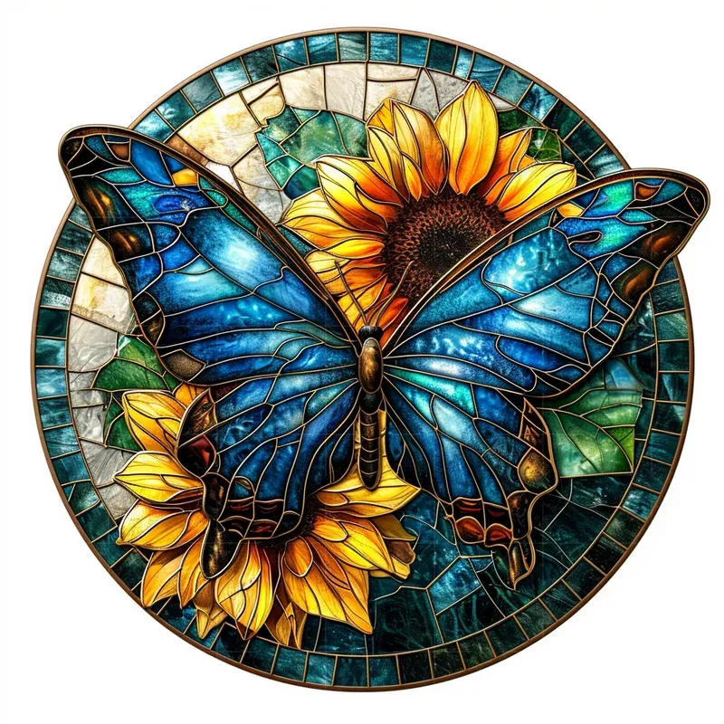 Charming Round Shape Stained Glass Maker