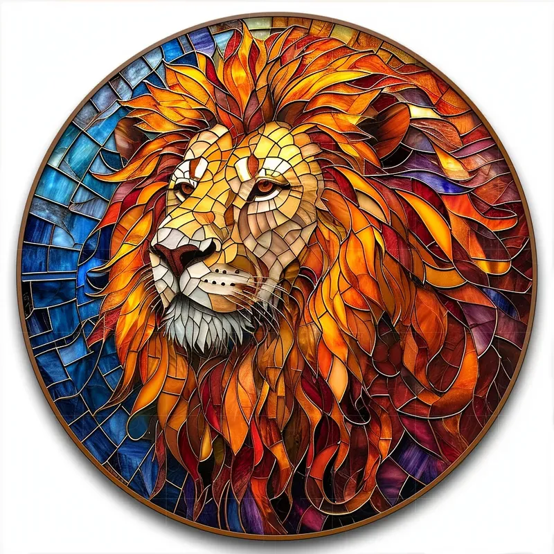 Charming Round Shape Stained Glass Maker