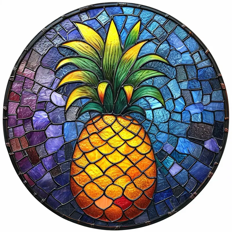 Charming Round Shape Stained Glass Maker