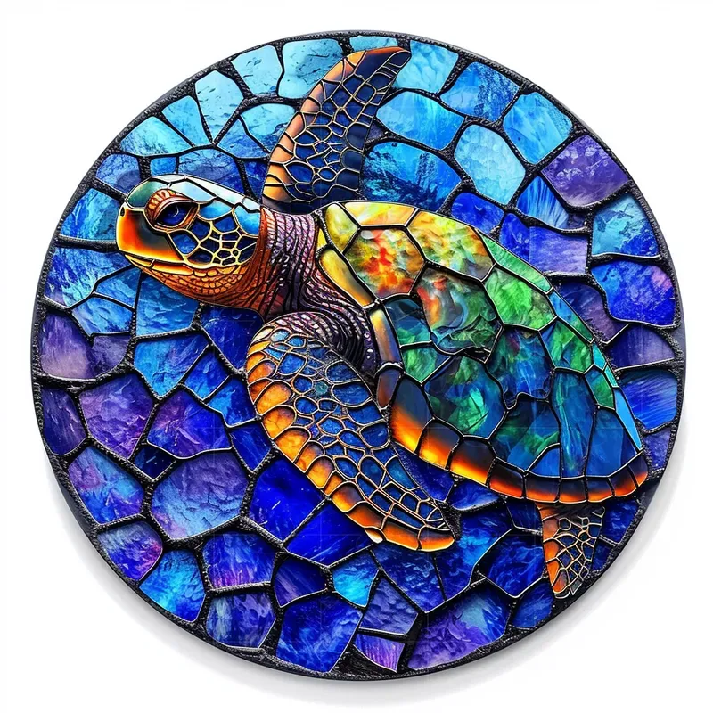 Charming Round Shape Stained Glass Maker