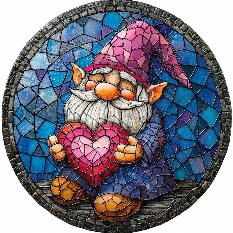 Charming Round Shape Stained Glass Maker