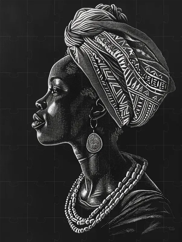 Scratchboard Art On Black Backgrounds