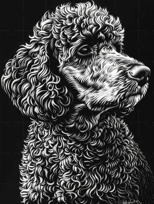 Scratchboard Art On Black Backgrounds