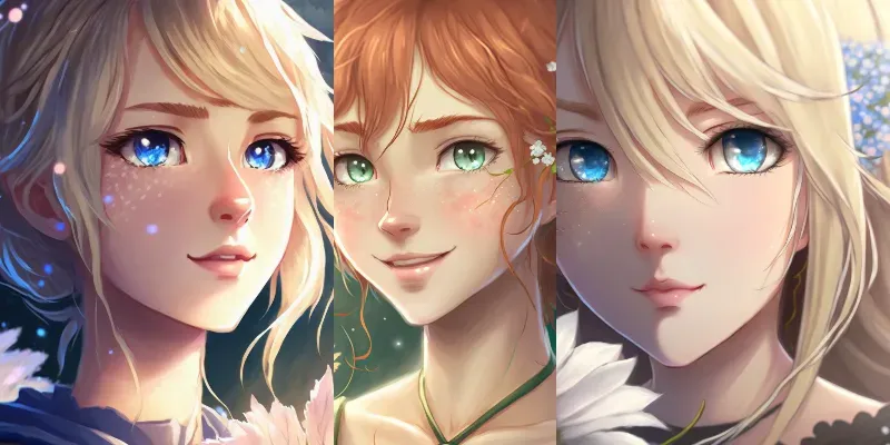 Anime Avatars generated by undefined