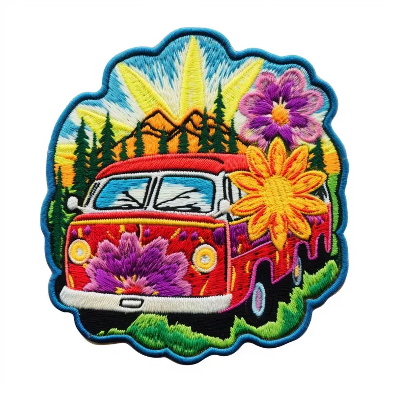 Embroidered Patch Product Photographs