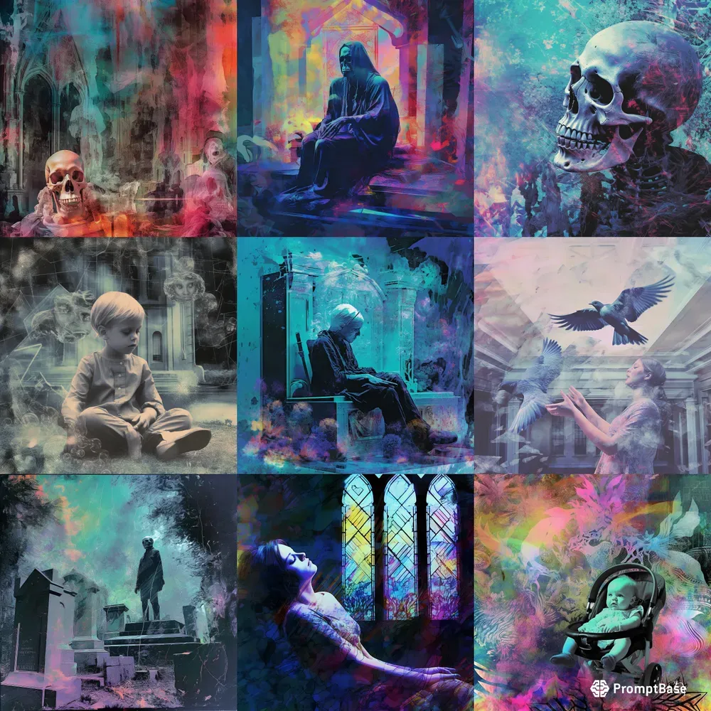 Crystal Castles Inspired Art