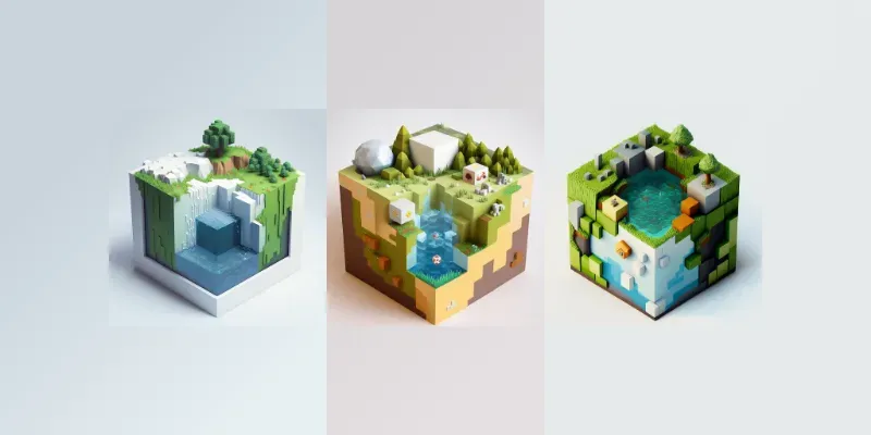 Video Game Cubes generated by undefined