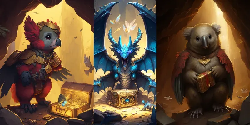 Animals In Anime Style generated by undefined