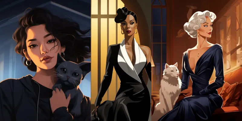 Adult Cartoon Characters generated by undefined
