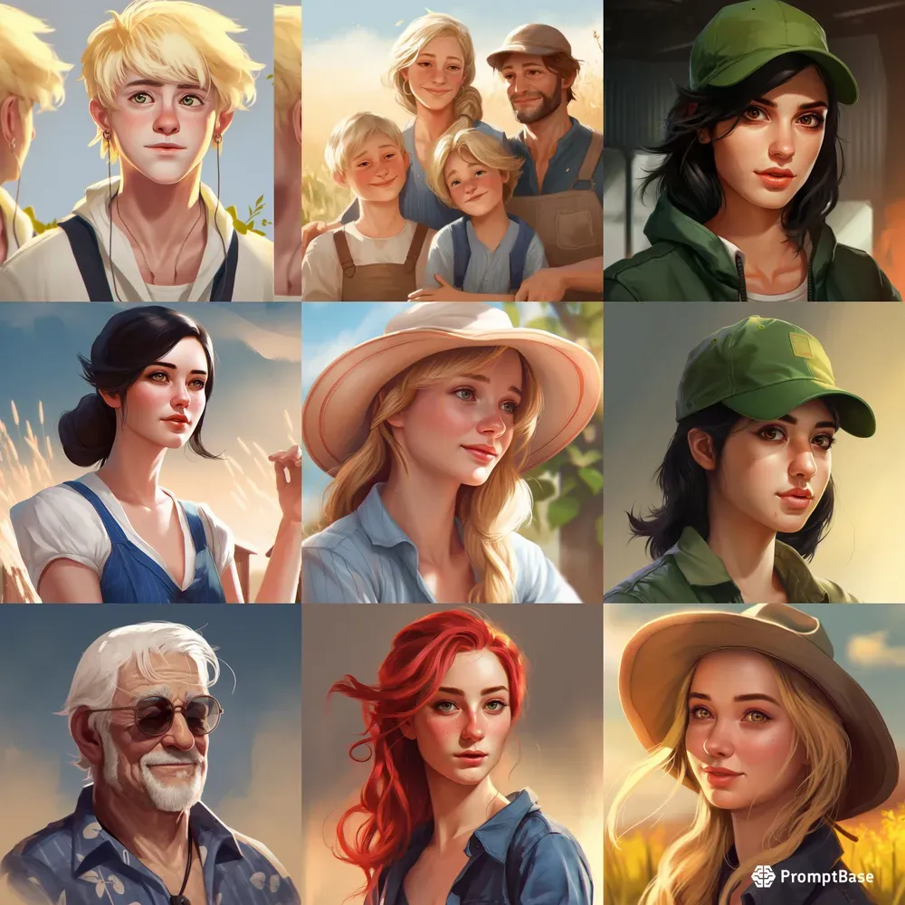 Anime Cute Cartoon Manga Japan Portraits