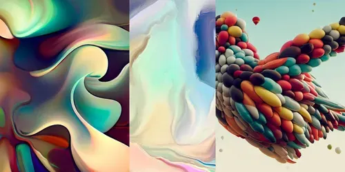 Vibrant Whimsical Art generated by dalle