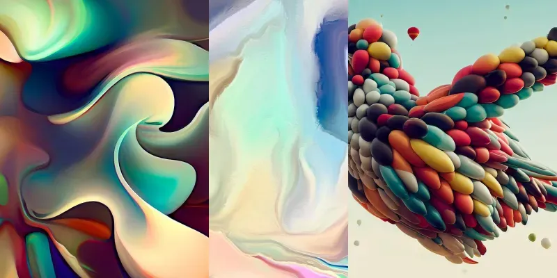 Vibrant Whimsical Art generated by undefined