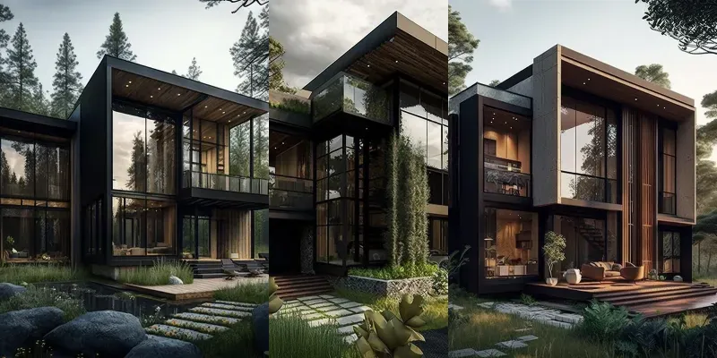 Modern Villa Architectures generated by undefined