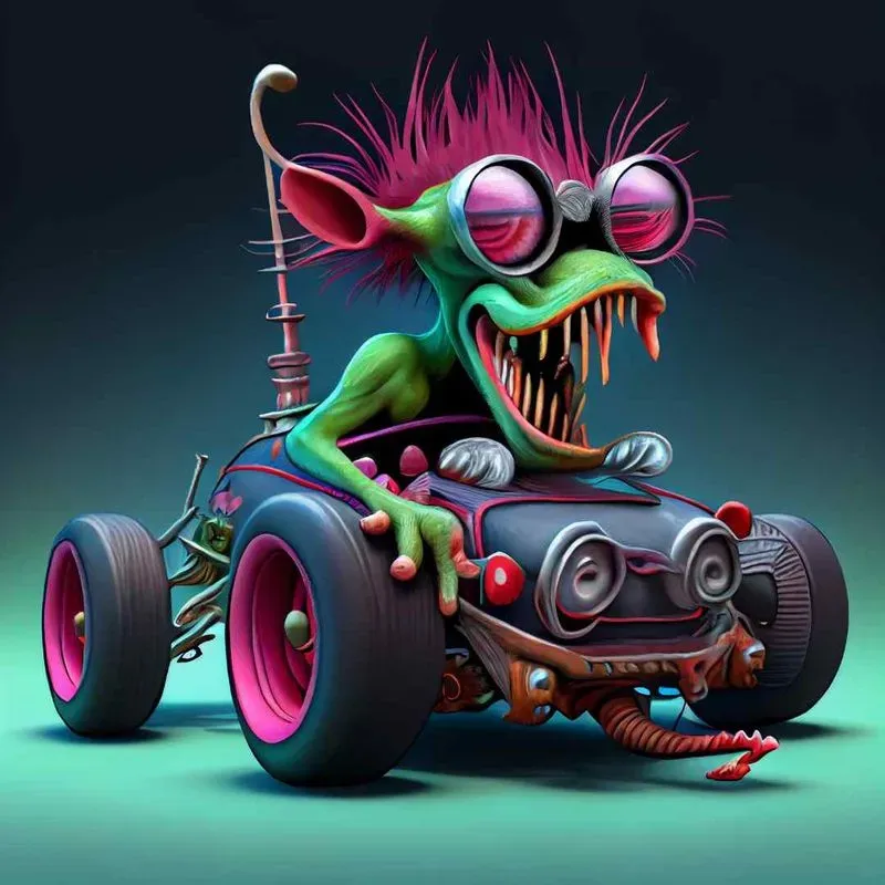 Monster Racers Midjourney Prompt | PromptBase