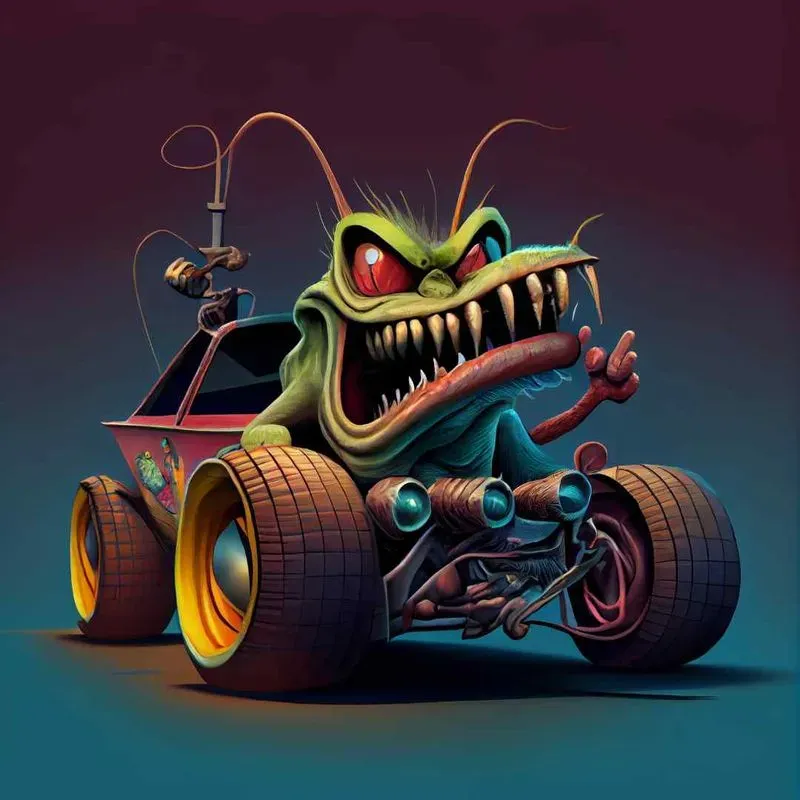 Monster Racers Midjourney Prompt | PromptBase