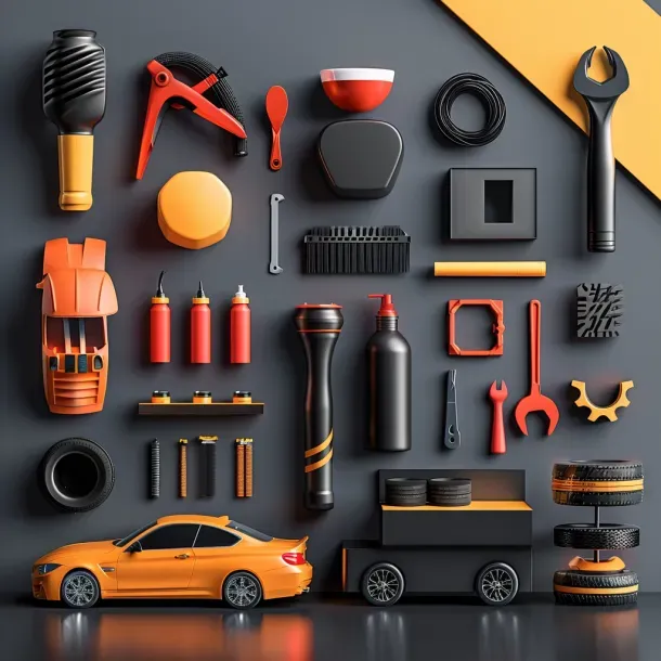 Automative Parts Mockup Art Midjourney Prompt | PromptBase